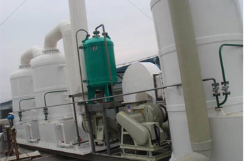 DGS-B type PP (FRP) acid mist (waste gas) purification tower (absorbing tower) and equipment set